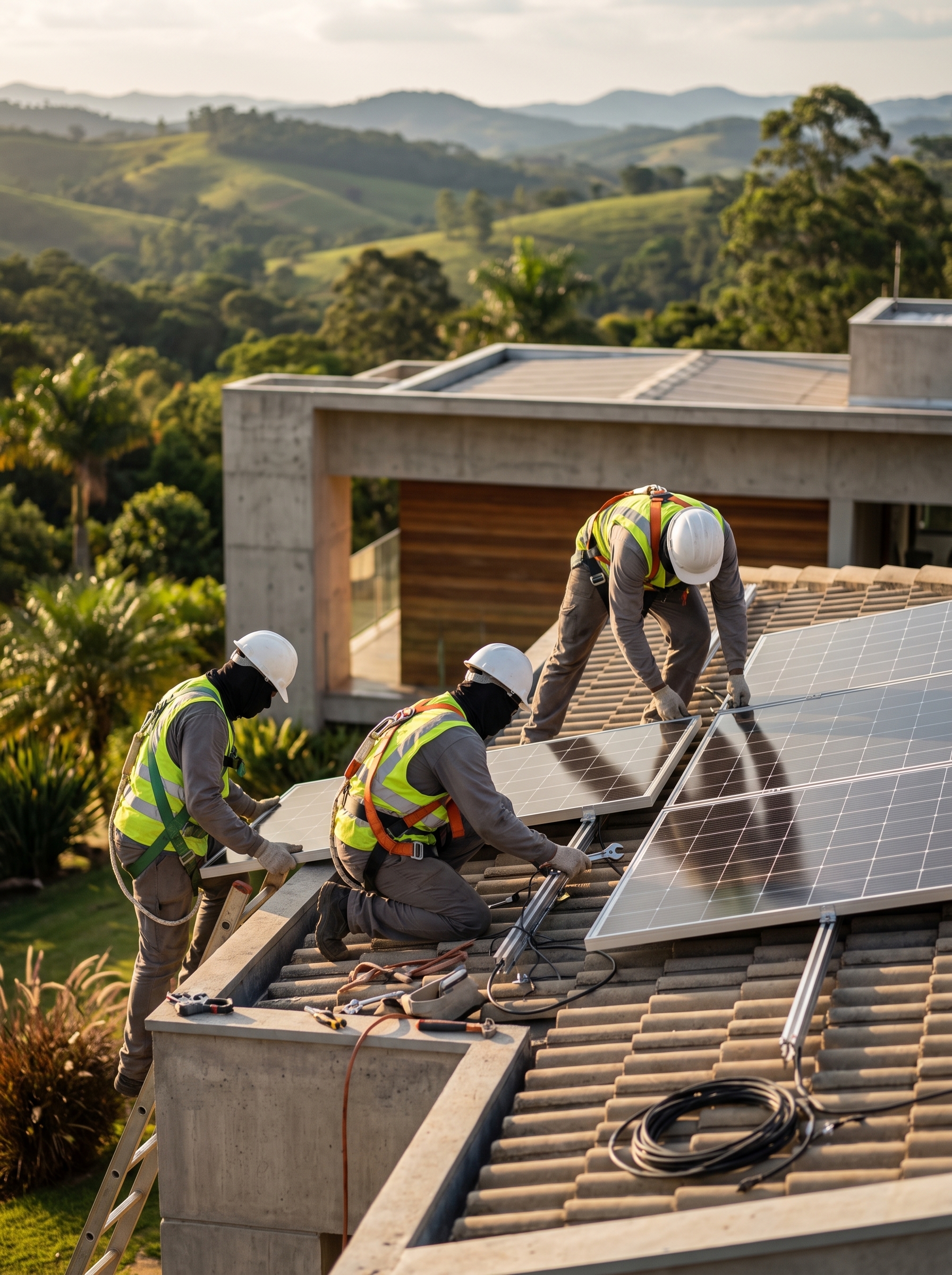 Sistema solar em solo