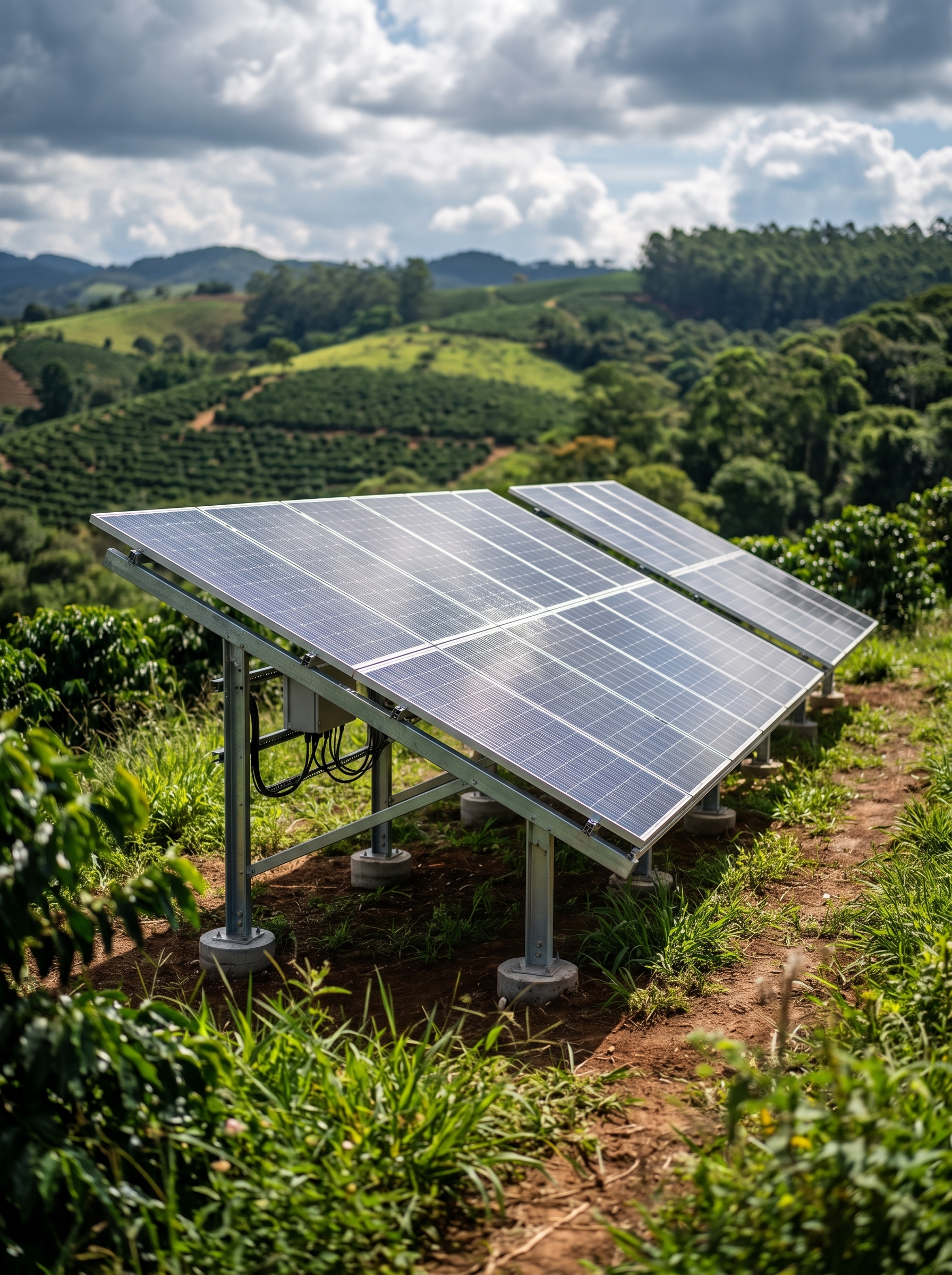 Instalação solar profissional